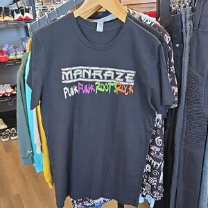 Manraze Graphic Tee with Colorful Text